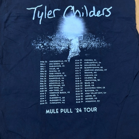 Tyler Childers Mull Pull Tour Shirt Large - Picture 2 of 3